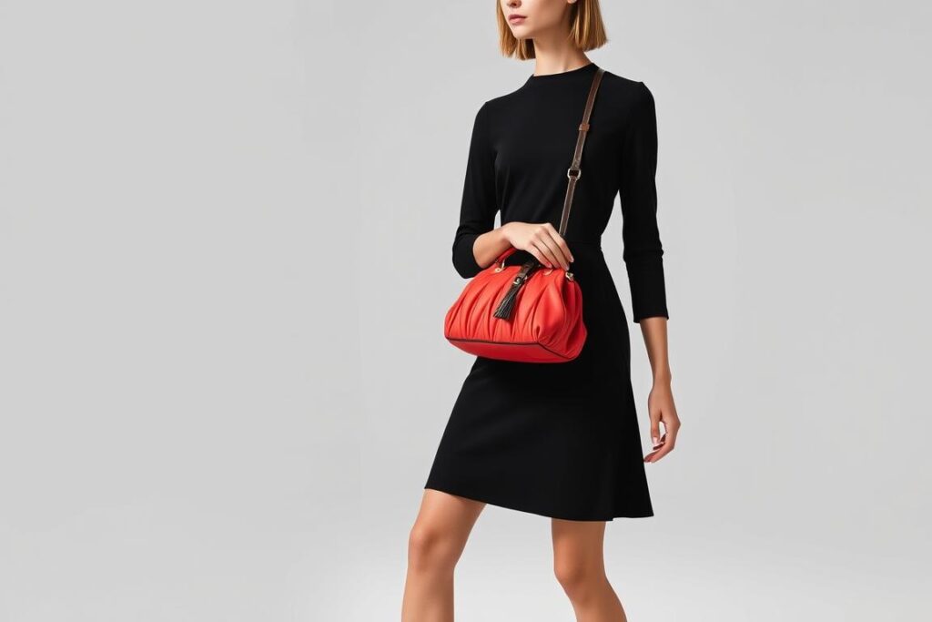 Woman styling Miu Miu Matelassé as statement piece - Top 10 Luxury Women's Shoulder Bags of 2025 Woman styling Miu Miu Matelassé as statement piece - Top 10 Luxury Women's Shoulder Bags of 2025